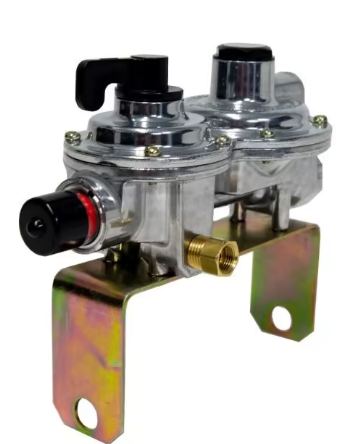 Regulator for the Weber Q® 200 and 2000 Series portable propane grills.